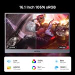 ARZOPA 16.1'' 144Hz Transportable Gaming Monitor, 106% sRGB 1080P FHD Kicks... - Image 3