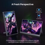 ARZOPA 16.1'' 144Hz Transportable Gaming Monitor, 106% sRGB 1080P FHD Kicks... - Image 7