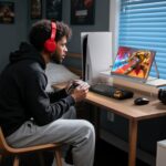 ARZOPA 16.1'' 144Hz Transportable Gaming Monitor, 106% sRGB 1080P FHD Kicks... - Image 9