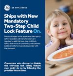 GE Countertop Microwave Oven, 1,200-watt Capability, 2.0 Cubic Ft., 8 Au... - Image 3