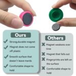 Fridge Magnets, 20PCS 10 Colours Sturdy Small Heavy Obligation Magnets - Mini... - Image 4