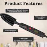Edge Banding Iron with LCD Show,Adjustable 0-428℉ (0-220℃),Steel St... - Image 3