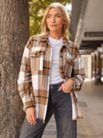 AUTOMET Womens Fall Outfits Trend Garments Shackets Flannel Plaid However... - Image 3
