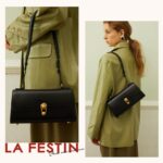 LAFESTIN Leather-based Shoulder Bag for Girls, Small Purse Purses with Adj... - Image 3