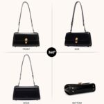 LAFESTIN Leather-based Shoulder Bag for Girls, Small Purse Purses with Adj... - Image 4