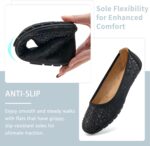 Ballet Flats for Ladies Dressy : Comfy Costume Rhinestone Lace Wedd... - Image 6
