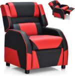Costzon Youngsters Recliner, Gaming Recliner Chair w/Footrest, Headrest & Lu... - Image 2