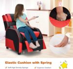 Costzon Youngsters Recliner, Gaming Recliner Chair w/Footrest, Headrest & Lu... - Image 5
