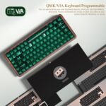 Womier 75% Mechanical Keyboard Wi-fi with QMK/VIA, WD75 V2 Wooden Gam... - Image 3