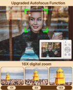 Digital Digital camera, 4K Vlogging Digital camera for YouTube Autofocus Cameras for P... - Image 4