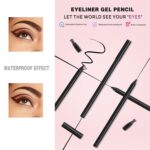 Generic Magnificence Gel Eyeliner for Mature Ladies, Spherical Tip Design - Water... - Image 5