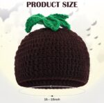 16 to 18 Inches Child Mandrake Hat Winter Beanie Modeling Hand Knitted ... - Image 3