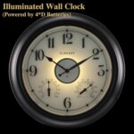 CLXEAST Illuminated Indoor Out of doors Clocks Waterproof 18 inch with Smar... - Image 4