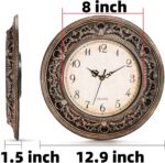 Plastic Silent Wall Clock, 13 Inch Classic Massive Wall Clocks, Battery ... - Image 3