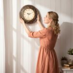 Plastic Silent Wall Clock, 13 Inch Classic Massive Wall Clocks, Battery ... - Image 5