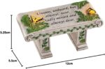 Collections And many others Photo voltaic Powered LED Outside Backyard Memorial Bench with H... - Image 4