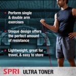 SPRI Extremely Toner Determine 8 Resistance Band with Padded Handles Nice fo... - Image 3