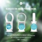 ULTTY Bladeless Tower Fan and Air Air purifier, 90° Oscillating Tower Fan ... - Image 3