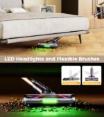 RENDOW Cordless Vacuum Cleaner, 550W 45Kpa 65Mins Stick Vacuum, Self-S... - Image 6