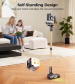 RENDOW Cordless Vacuum Cleaner, 550W 45Kpa 65Mins Stick Vacuum, Self-S... - Image 7