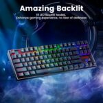 Redragon Wi-fi Gaming Keyboard, BT/2.4Ghz Tri-Mode Mechanical Keybo... - Image 3