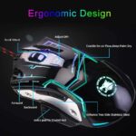 RGB Mild up Wired Gaming Mouse for Laptop - Sturdy USB Led Laptop computer ... - Image 5