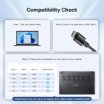 65W USB-C Charger Match for HP EliteBook 865 860 845 840 835 830 655 650... - Image 6