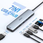 USB C Hub HDMI Adapter for MacBook Professional/Air, MOKiN 7 in 1 USB C Dongle ... - Image 3