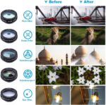 Apexel Cellphone Digicam Lens-Macro Lens+Huge Lens+Fisheye Lens+Telephoto L... - Image 4