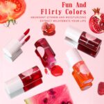 4PCS Lip Tint Stain Set,Mini Liquid Water Tint,Korean Lip Gloss Moistu... - Image 5
