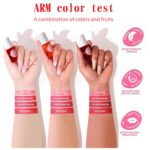 4PCS Lip Tint Stain Set,Mini Liquid Water Tint,Korean Lip Gloss Moistu... - Image 7
