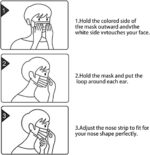 Disposable Face Masks 4-Ply for Grownup, Smooth Face Masks, Breathable Protected... - Image 6