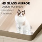 Bronze Toilet Mirror 28x36 Inch, Brushed Bronze Steel Body Mirror f... - Image 4