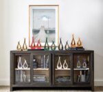 Black and Gold Vase for Dwelling Decor Hole Ceramic Vases Set of two Nordi... - Image 6