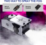 UPGREY Low Mendacity Fog Machine, 1500W Dry Ice Fog Machine Fog Chiller Gr... - Image 4