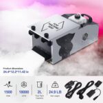 UPGREY Low Mendacity Fog Machine, 1500W Dry Ice Fog Machine Fog Chiller Gr... - Image 5