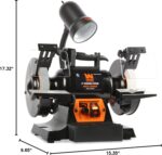 WEN BG625V 2.5-Amp 6-Inch Variable Velocity Bench Grinder with Versatile W... - Image 8