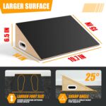 Slant Board, 19.7" Extensive Calf Stretcher Slant Board for Calf Stretching... - Image 3