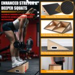 Slant Board, 19.7" Extensive Calf Stretcher Slant Board for Calf Stretching... - Image 4