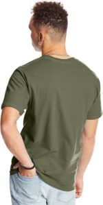 Hanes Males's Beefy-t T-Shirt, Heavyweight Cotton Tee, 1 Or 2 Pack, Massive ... - Image 3