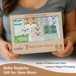 Natural Child Socks – 7 Pairs of Delicate Toddler Socks for New child Boys & G... - Image 5