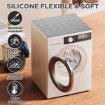 2 Pcs Washer and Dryer Covers, 27 x 27 Inches Silicone Prime Protector M... - Image 6