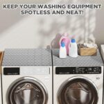 2 Pcs Washer and Dryer Covers, 27 x 27 Inches Silicone Prime Protector M... - Image 8
