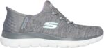 Skechers Girls's Summits Dazzling Haze Palms Free Slip In Sneakers - Image 5