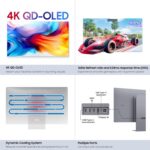 Samsung 32” OLED M9 (M90SF) Sensible Monitor with 4K QD-OLED, 165Hz, 0.03... - Image 6