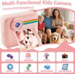 Youngsters Digicam Immediate Print with Coloration Printing Paper and Protecting Cas... - Image 4