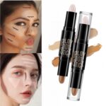 MAEPEOR 2-IN-1 Contour Highlighter Stick Cream Blendable Twin Contour ... - Image 4