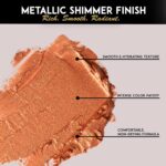 L'Paige Designer Lipstick - Metallic Frosted Copper End, Wealthy Orang... - Image 8