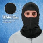 Balaclava, Winter Face Masks, Thermal Black Fleece, Ergodyne N-Ferno 68... - Image 3