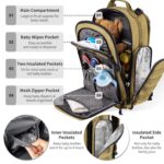 SHARKMOUTH Diaper Bag Backpack for Dad and Mother, Army Molle diaper ... - Image 4